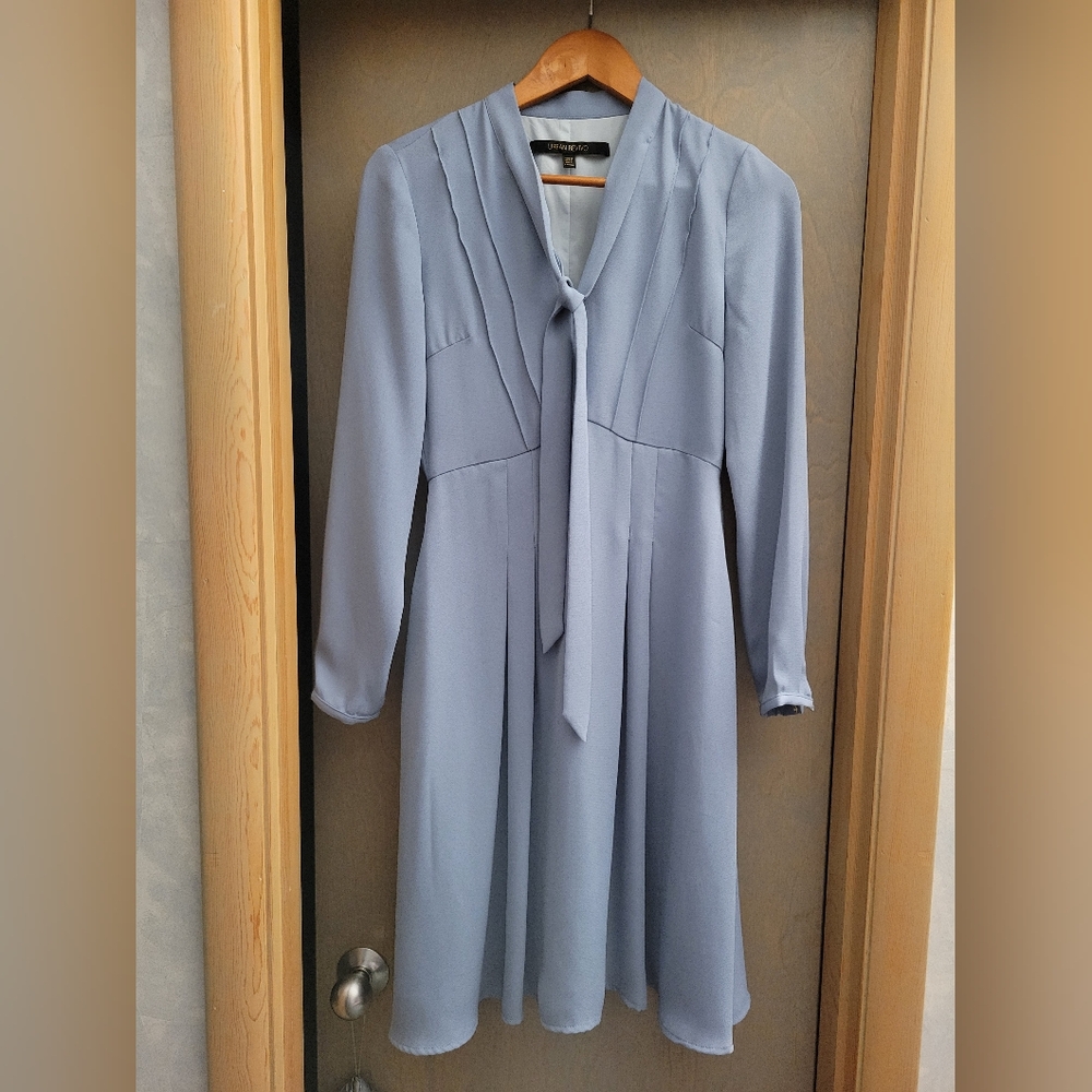 Elegant Blue Women's Dress
